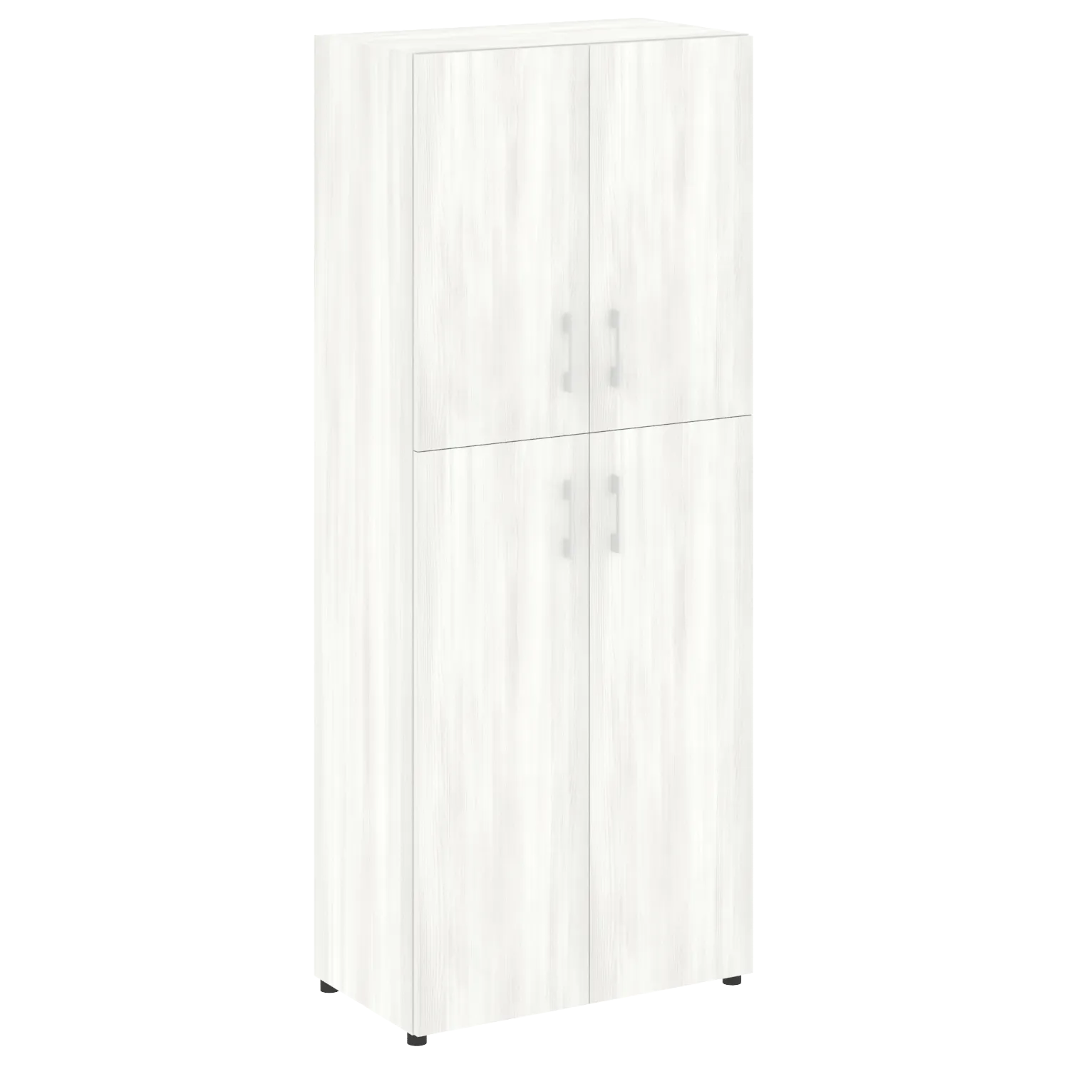 Шкаф высокий широкий (2 средних фасада ЛДСП + 2 низких фасада ЛДСП) Yalta LT.ST-1.8 снежная патина